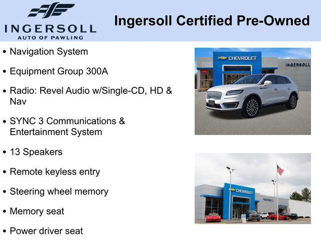 used 2019 Lincoln Nautilus car, priced at $17,700