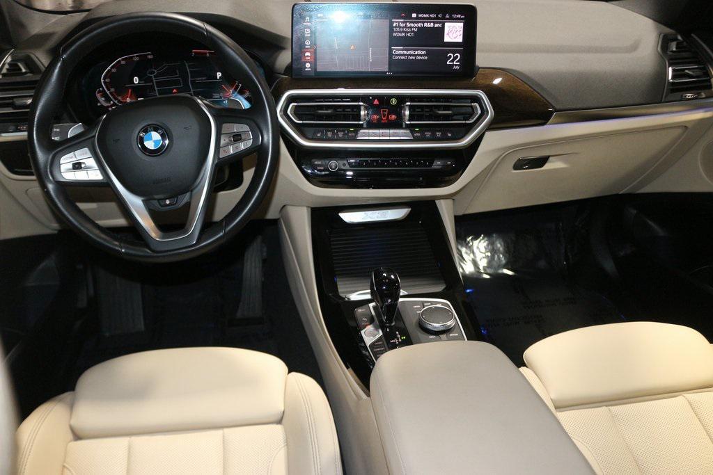 used 2022 BMW X3 car, priced at $39,500