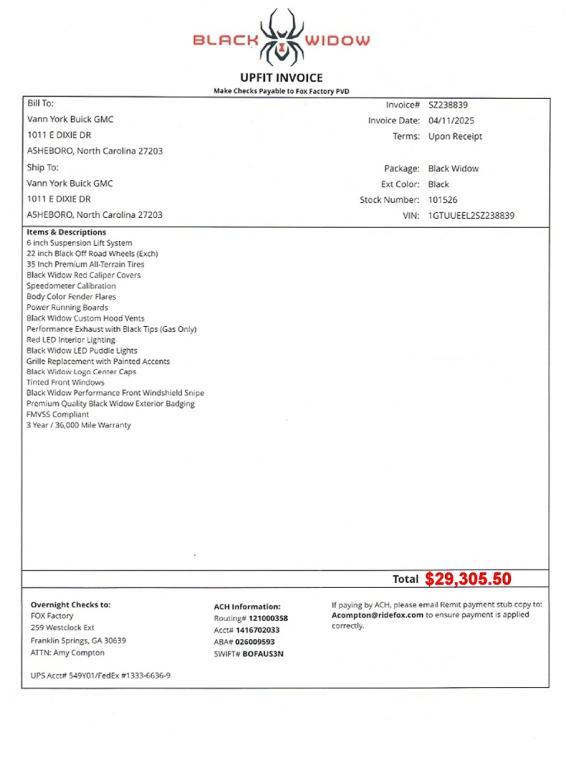 new 2025 GMC Sierra 1500 car, priced at $104,750
