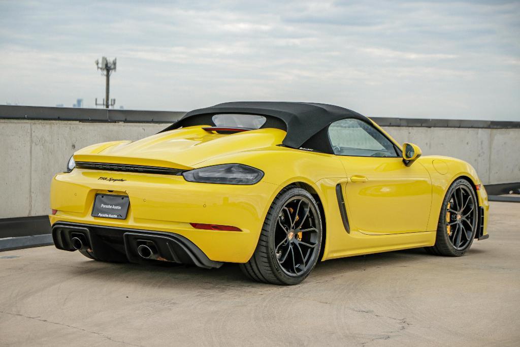 used 2023 Porsche 718 Spyder car, priced at $157,490