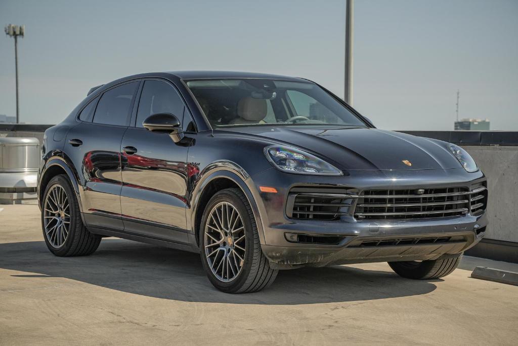 used 2021 Porsche Cayenne E-Hybrid Coupe car, priced at $73,990