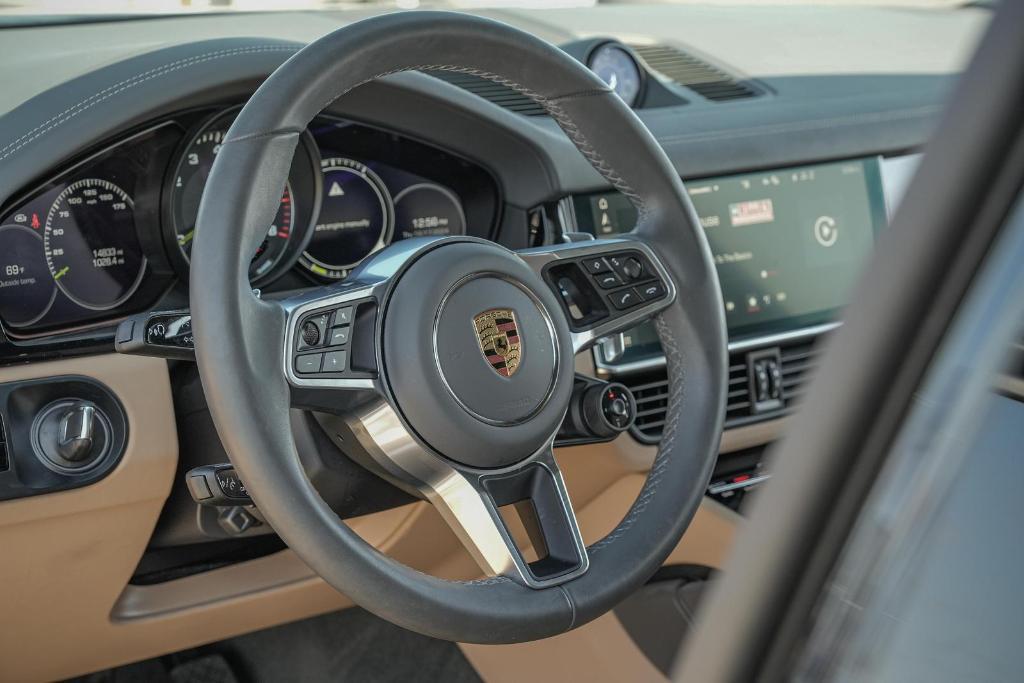 used 2021 Porsche Cayenne E-Hybrid Coupe car, priced at $73,990