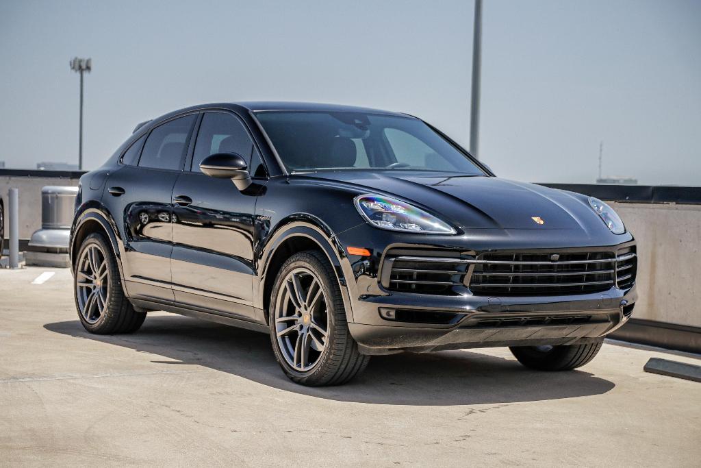 used 2023 Porsche Cayenne E-Hybrid Coupe car, priced at $82,990