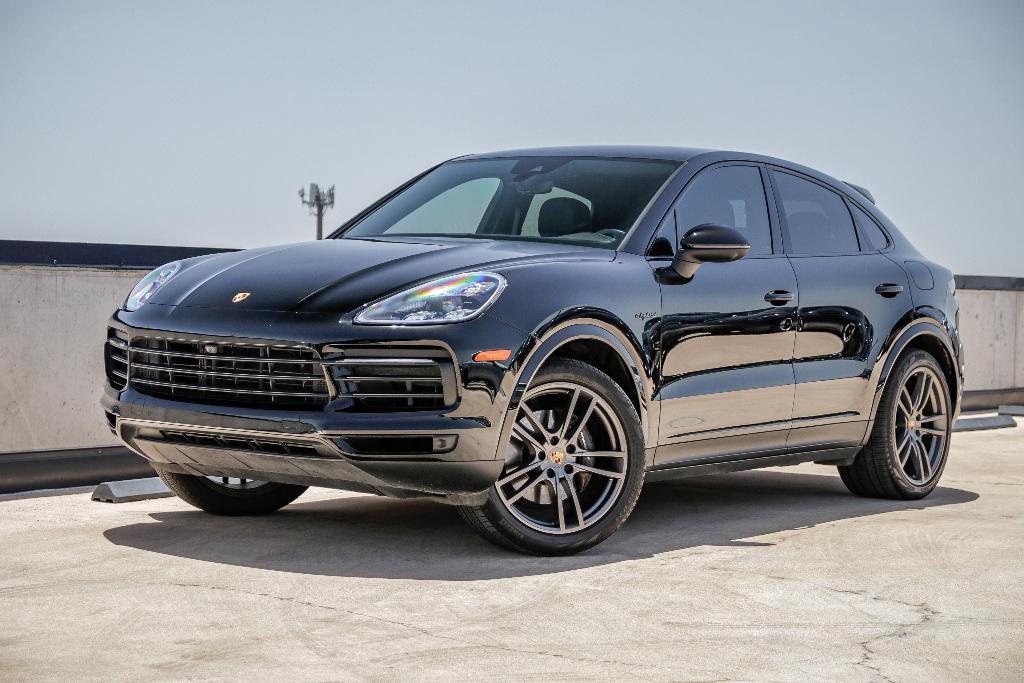 used 2023 Porsche Cayenne E-Hybrid Coupe car, priced at $82,990