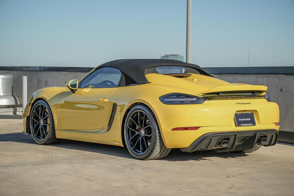 used 2023 Porsche 718 Spyder car, priced at $139,990