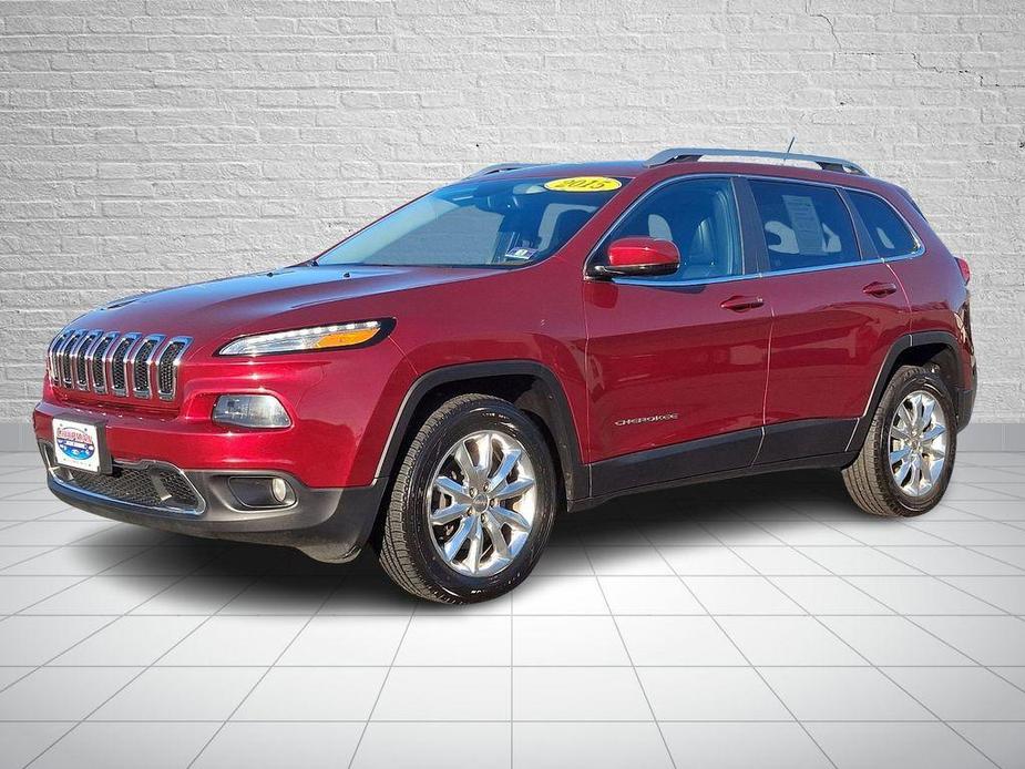 used 2015 Jeep Cherokee car, priced at $12,137