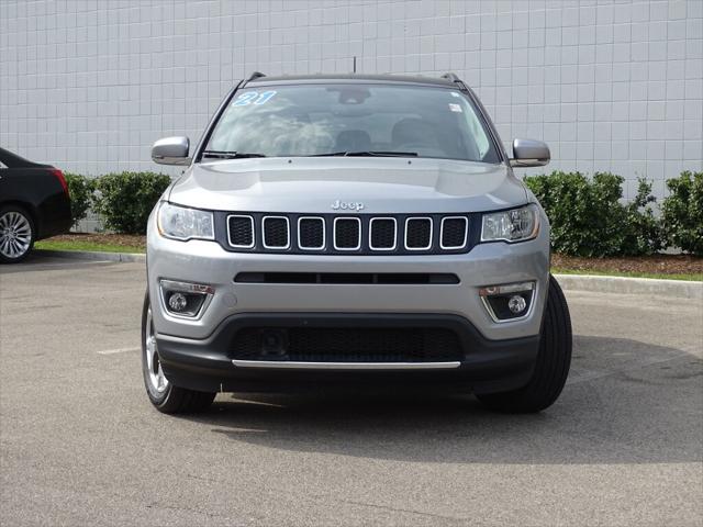 used 2021 Jeep Compass car, priced at $24,000