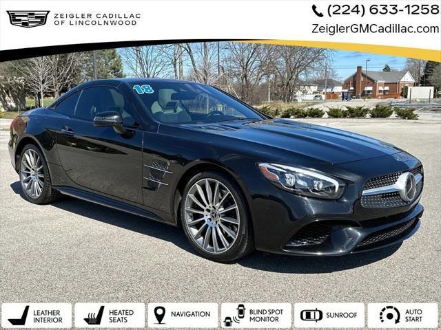 used 2018 Mercedes-Benz SL 550 car, priced at $50,000