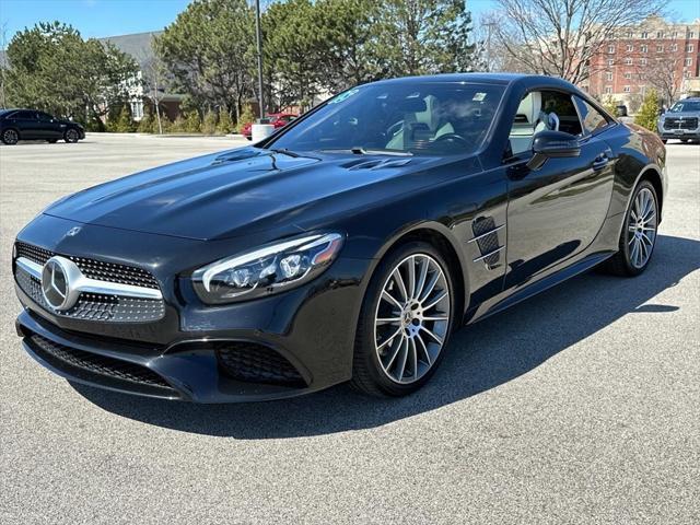 used 2018 Mercedes-Benz SL 550 car, priced at $50,000