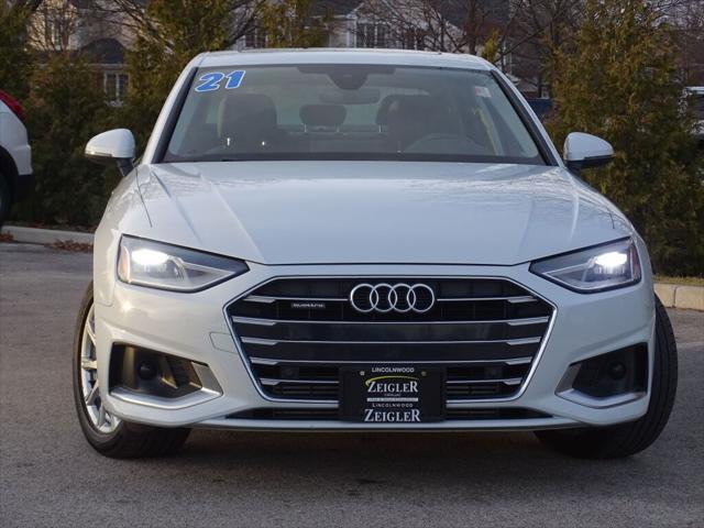 used 2021 Audi A4 car, priced at $28,750