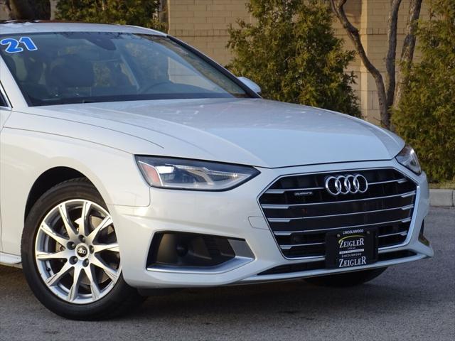 used 2021 Audi A4 car, priced at $28,750