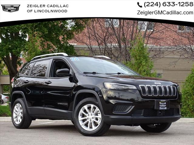 used 2021 Jeep Cherokee car, priced at $17,000