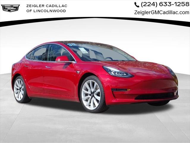 used 2018 Tesla Model 3 car, priced at $20,199