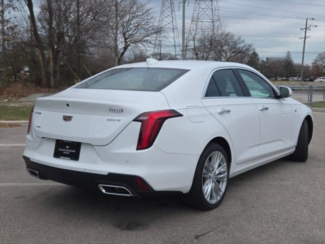 new 2025 Cadillac CT4 car, priced at $43,490