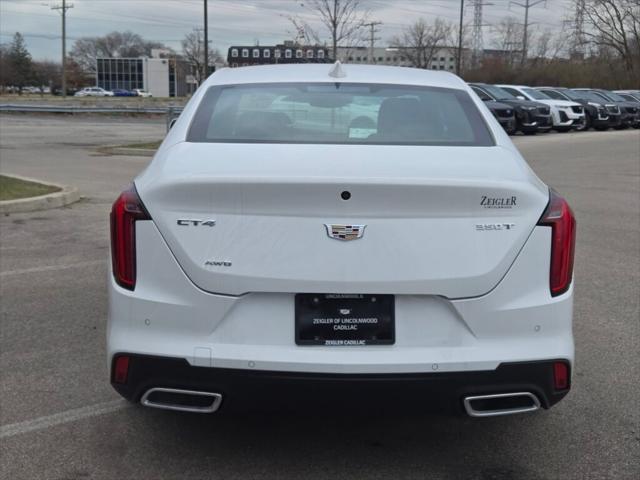 new 2025 Cadillac CT4 car, priced at $43,490