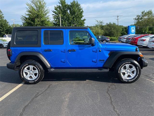 used 2021 Jeep Wrangler Unlimited car, priced at $30,998