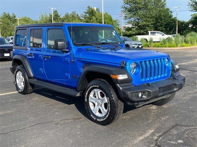 used 2021 Jeep Wrangler Unlimited car, priced at $31,198