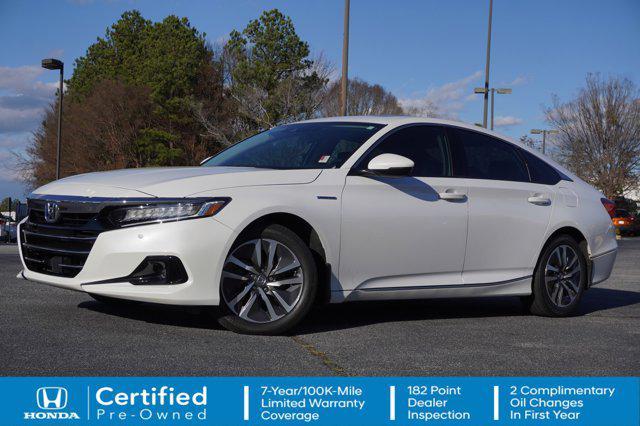 used 2021 Honda Accord Hybrid car, priced at $27,679