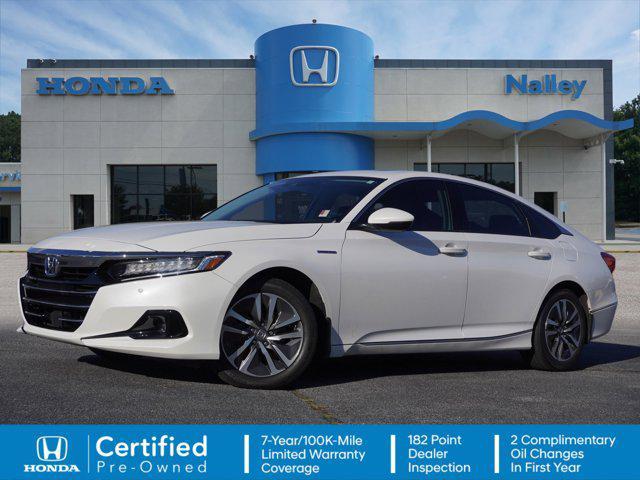 used 2021 Honda Accord Hybrid car, priced at $27,679