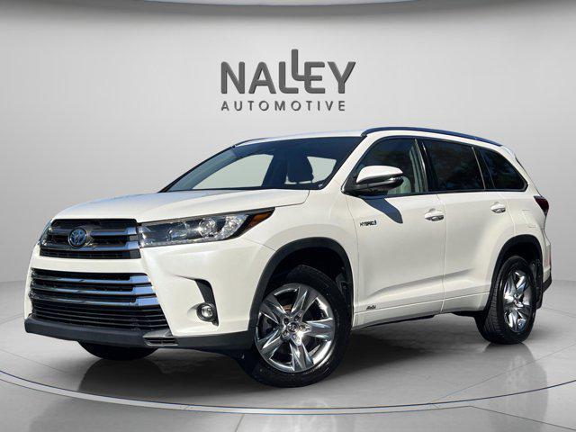 used 2019 Toyota Highlander Hybrid car, priced at $27,611