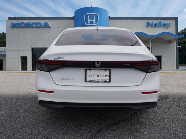 new 2024 Honda Accord car, priced at $30,031