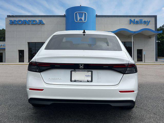 new 2025 Honda Accord car, priced at $30,705