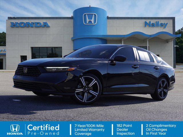 used 2023 Honda Accord Hybrid car, priced at $27,985