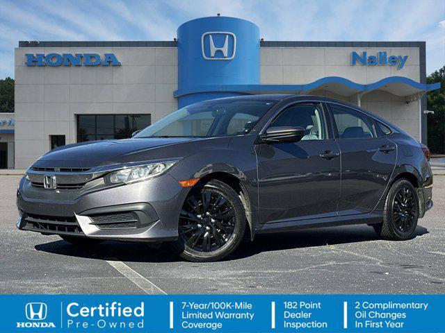 used 2018 Honda Civic car, priced at $13,288