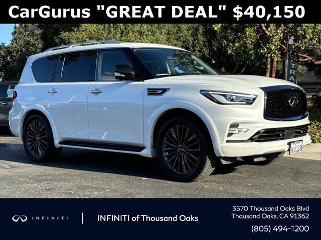 used 2021 INFINITI QX80 car, priced at $40,150