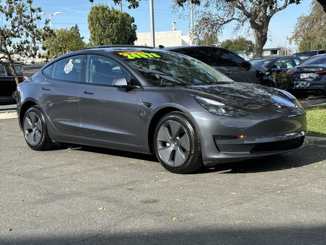 used 2023 Tesla Model 3 car, priced at $24,878