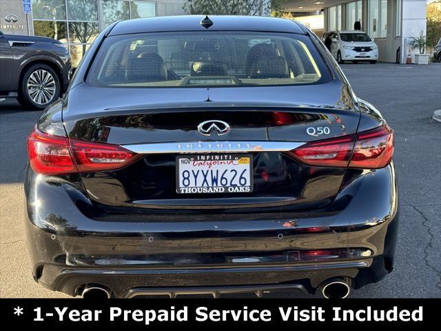 used 2022 INFINITI Q50 car, priced at $29,797