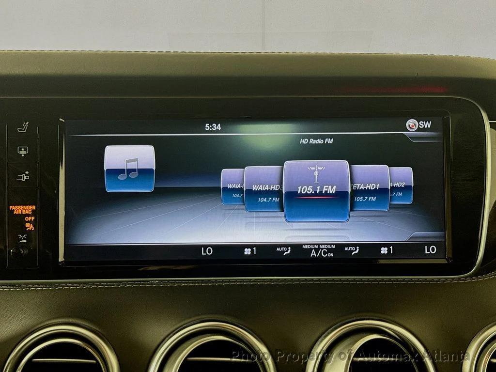 used 2016 Mercedes-Benz S-Class car, priced at $37,976