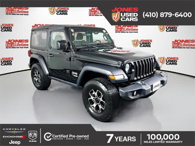 used 2020 Jeep Wrangler car, priced at $23,995