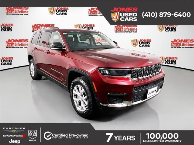 used 2022 Jeep Grand Cherokee L car, priced at $33,730