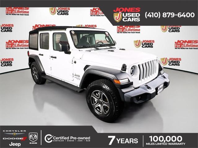 used 2021 Jeep Wrangler Unlimited car, priced at $30,998