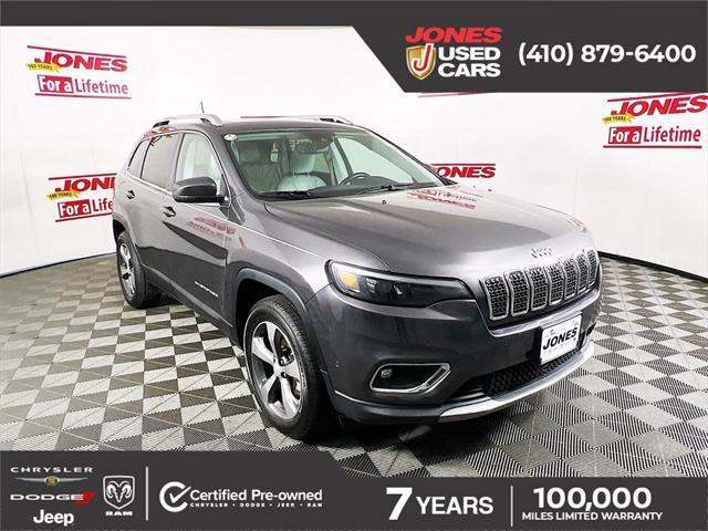 used 2019 Jeep Cherokee car, priced at $21,996