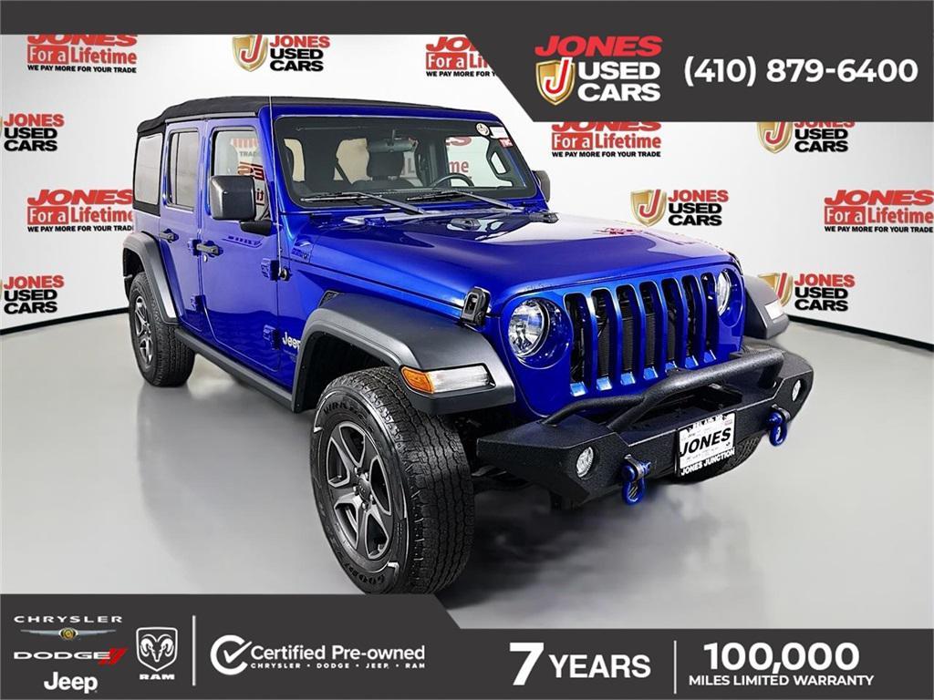 used 2018 Jeep Wrangler Unlimited car, priced at $23,344