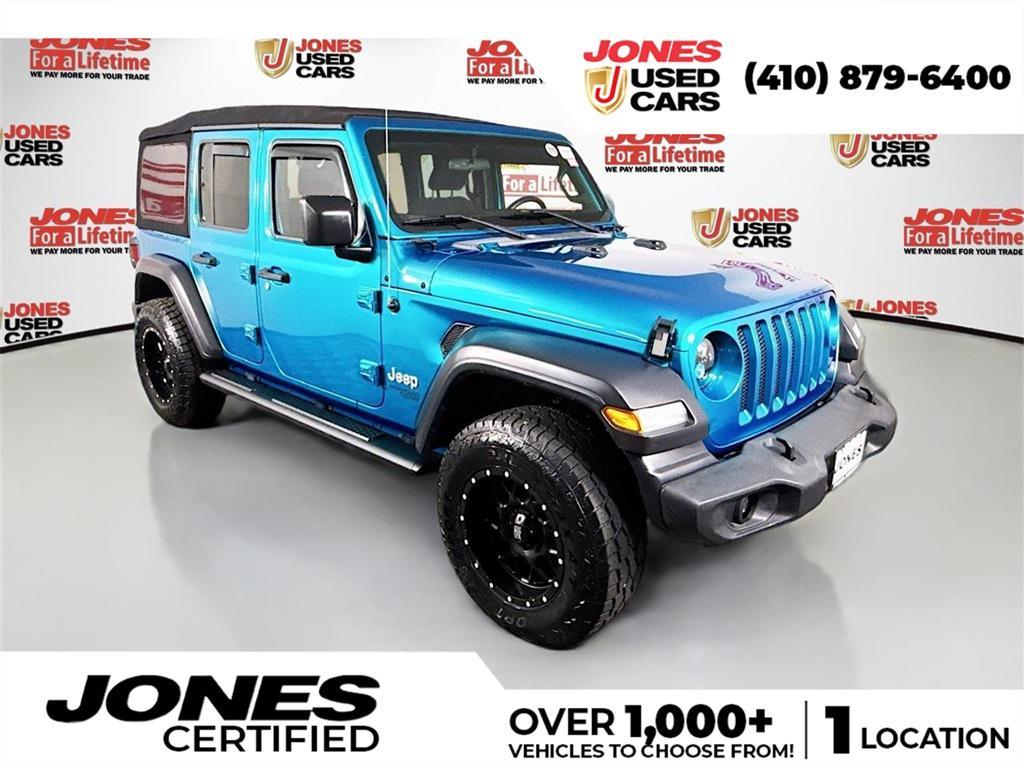 used 2019 Jeep Wrangler Unlimited car, priced at $23,998