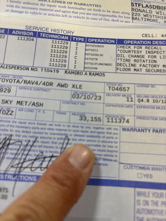 used 2023 Toyota RAV4 car