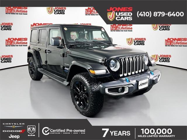 used 2023 Jeep Wrangler 4xe car, priced at $37,998