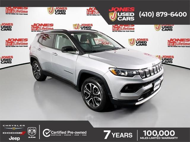 used 2022 Jeep Compass car, priced at $26,399