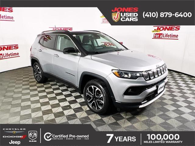 used 2022 Jeep Compass car, priced at $26,576