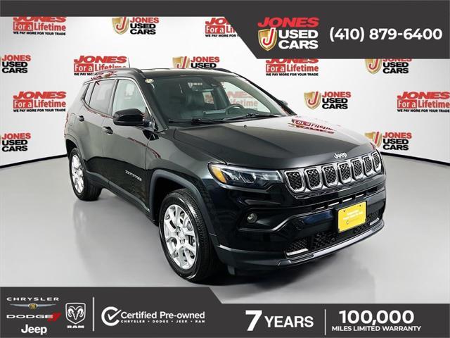 used 2023 Jeep Compass car, priced at $26,697