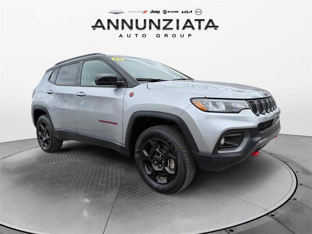 used 2023 Jeep Compass car, priced at $21,499