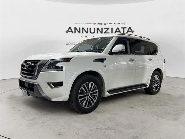 used 2021 Nissan Armada car, priced at $34,000