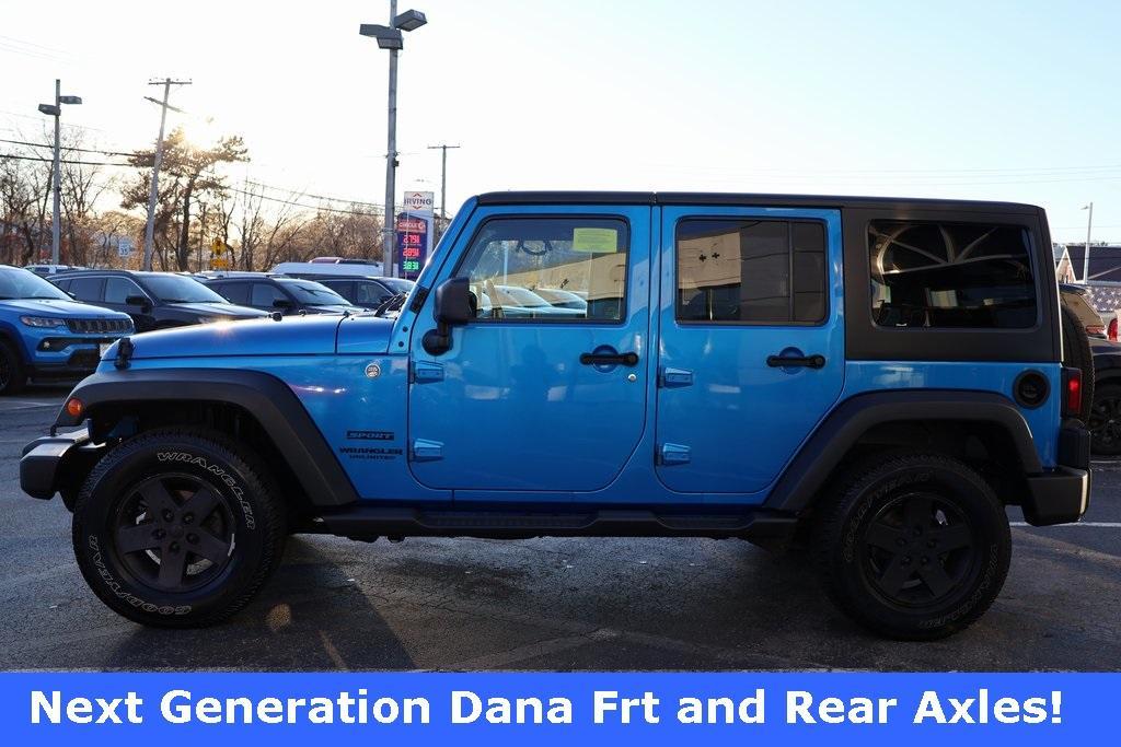 used 2015 Jeep Wrangler Unlimited car, priced at $17,914