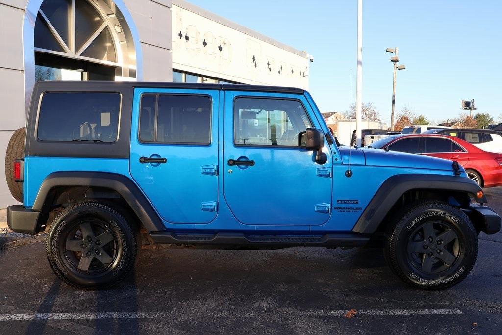 used 2015 Jeep Wrangler Unlimited car, priced at $17,914