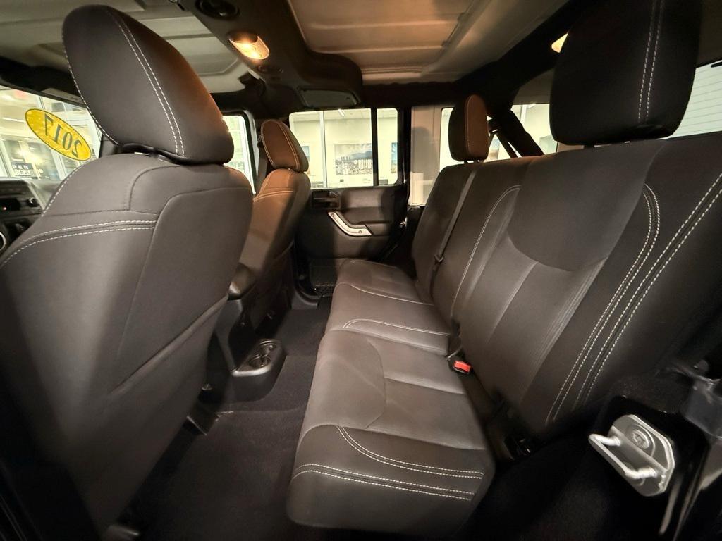 used 2017 Jeep Wrangler Unlimited car, priced at $21,217
