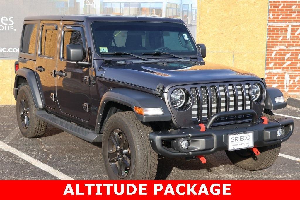 used 2021 Jeep Wrangler Unlimited car, priced at $30,417