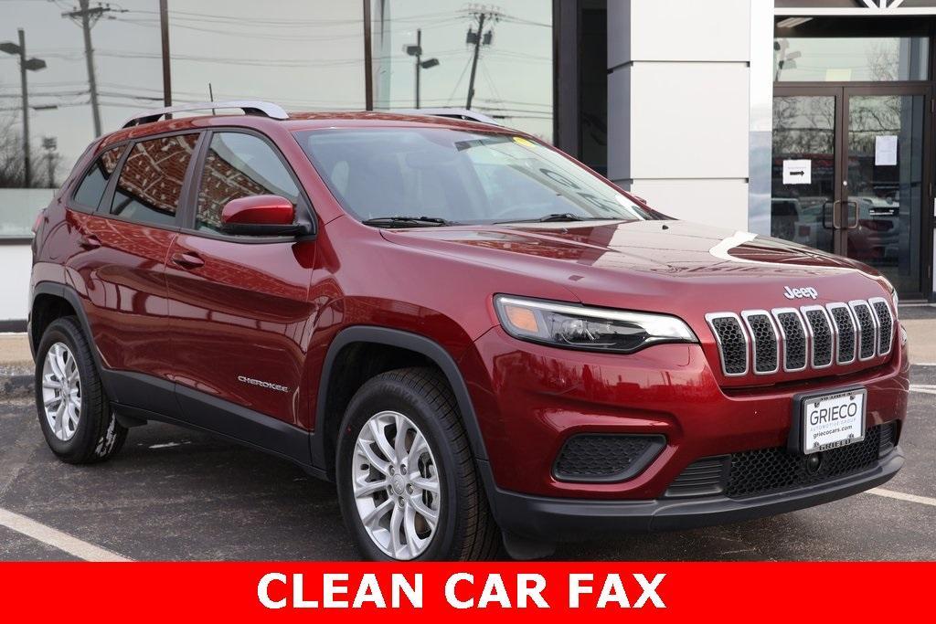 used 2021 Jeep Cherokee car, priced at $19,617